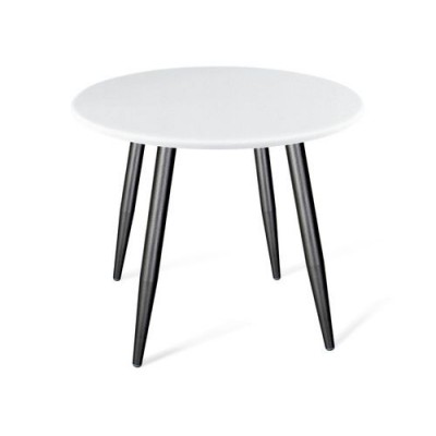 Стол Sheffilton SHT-TU14/80 МДФ артикул SHT-T49 черный муар/белый